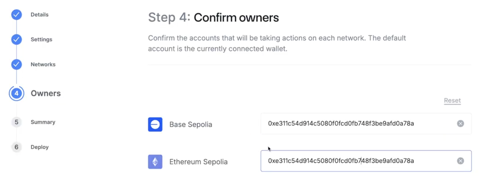 Confirming network accounts